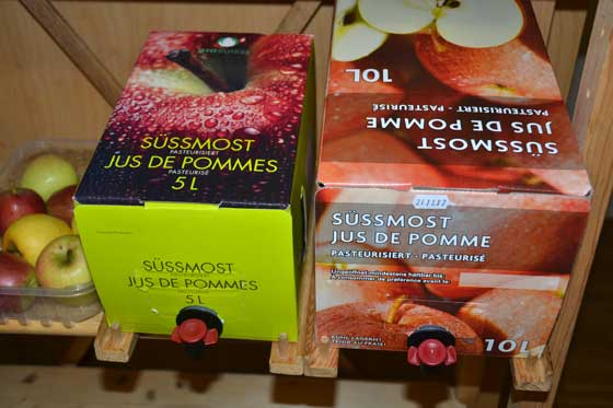 Süssmost im Bag-in-box